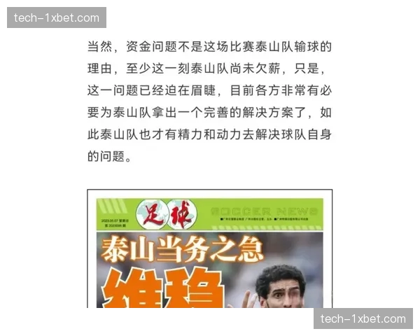 山东泰山年轻球员储备不足 阵容更新换代迫在眉睫